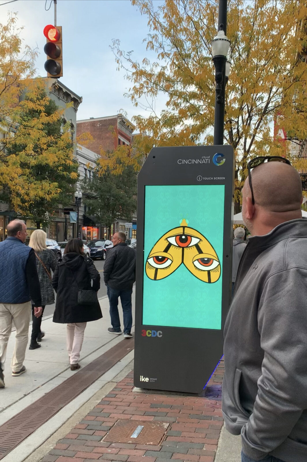 Ike Smart City Digital Kiosk design photograph