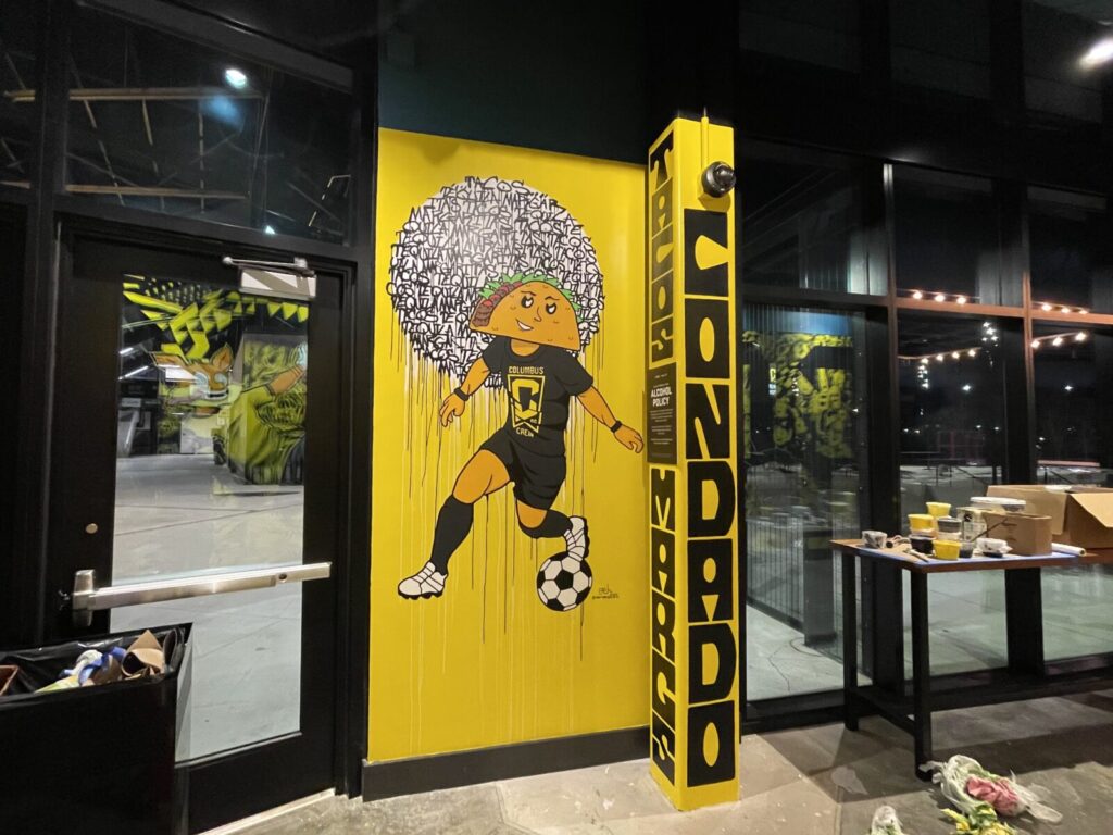 Muralist, Mural, Columbus, Artist, Designer, Columbus Crew, Soccer, 2024, Design, Crew Cat, Condado