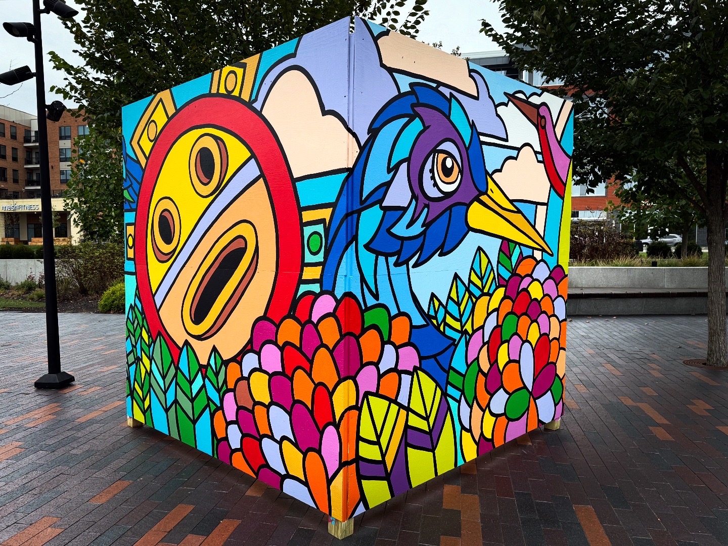 mural, cube, dublin, art, columbus, ohio, adam, hernandez, artist, muralist, mono, gonzalez