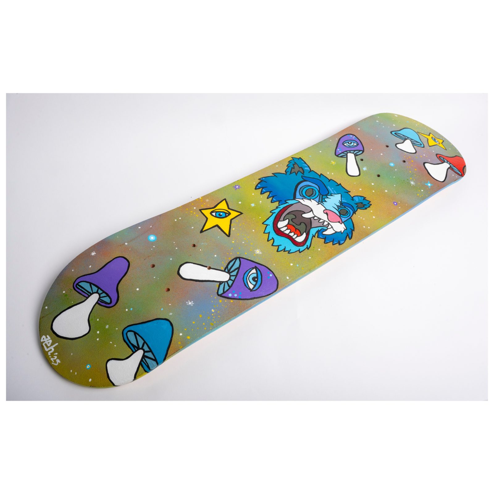 skate, deck, commission, art, artist, adam, hernandez
